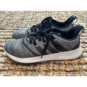 Adidas Cloudfoam Women’s Grey/Black Athletic Shoes Size 8 HWI 28Y001